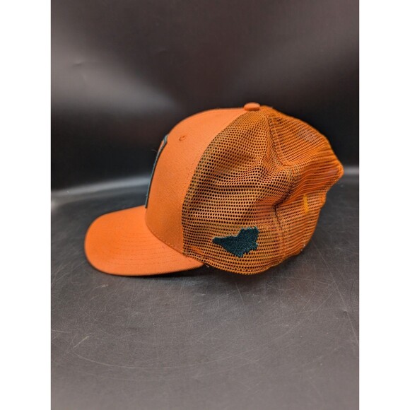 West Kill Brewing Catskills NY Mountains Trucker Orange Snapback RARE - Picture 2 of 6